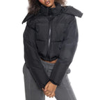 Trapstar Women's Arch AW23 Hooded Puffer Jacket - Black
