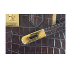 Hermes Birkin 30 Matte Havane Niloticus Crocodile Gold Hardware