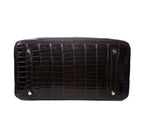 Hermes Birkin 35 Noir Porosus Crocodile Gold Hardware