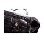 Hermes Birkin 35 Noir Porosus Crocodile Gold Hardware
