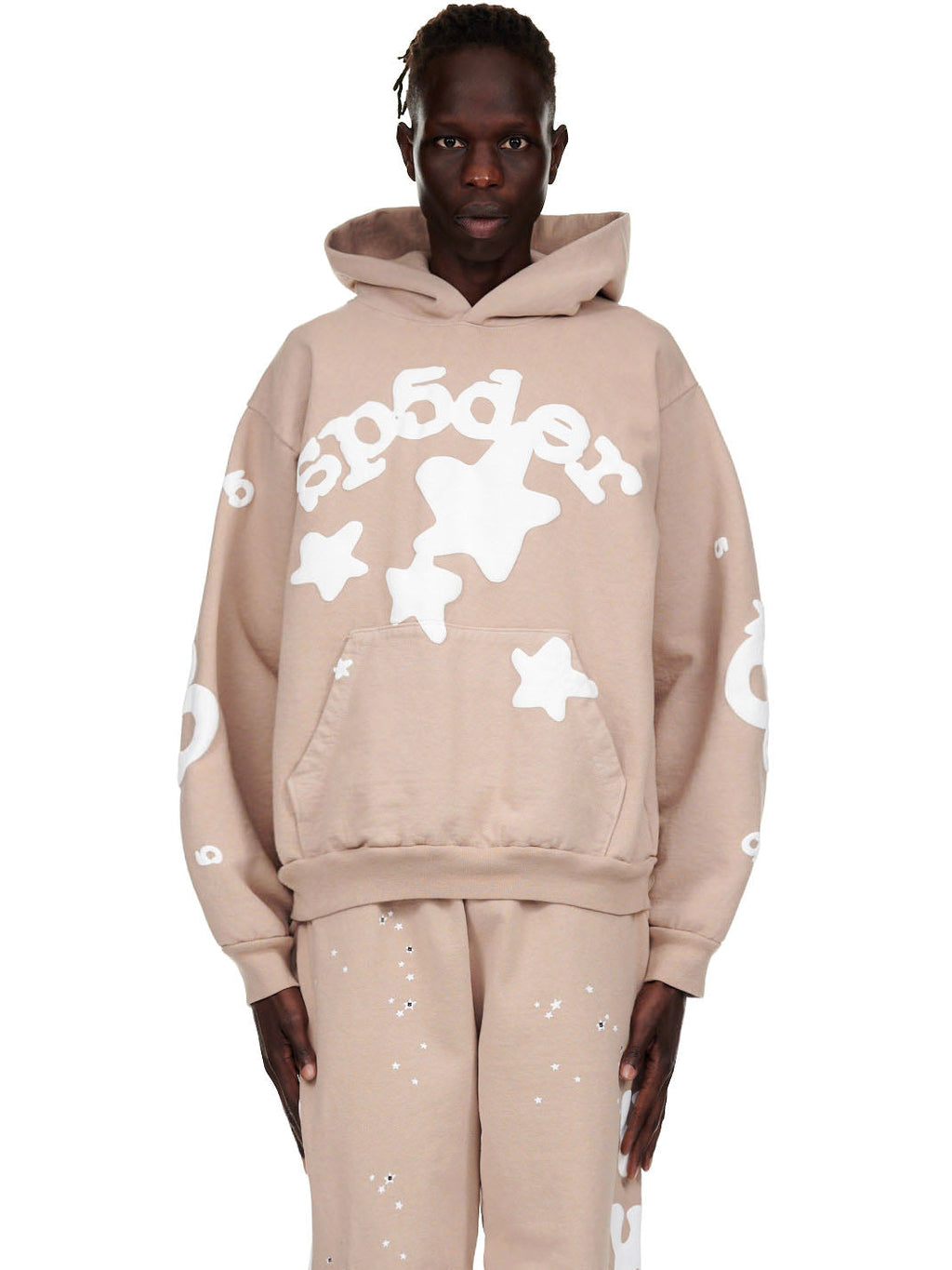 Sp5der Beluga Hoodie - Sand