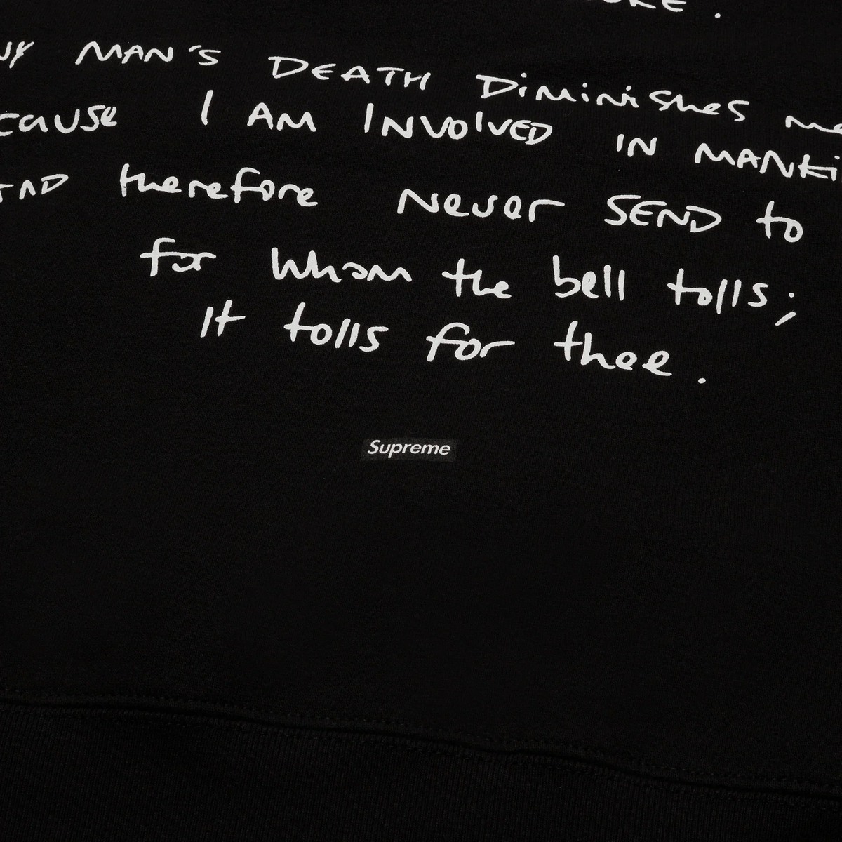 Supreme x Corteiz Rule The World Hoodie - Black