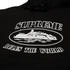 Supreme x Corteiz Rule The World Hoodie - Black