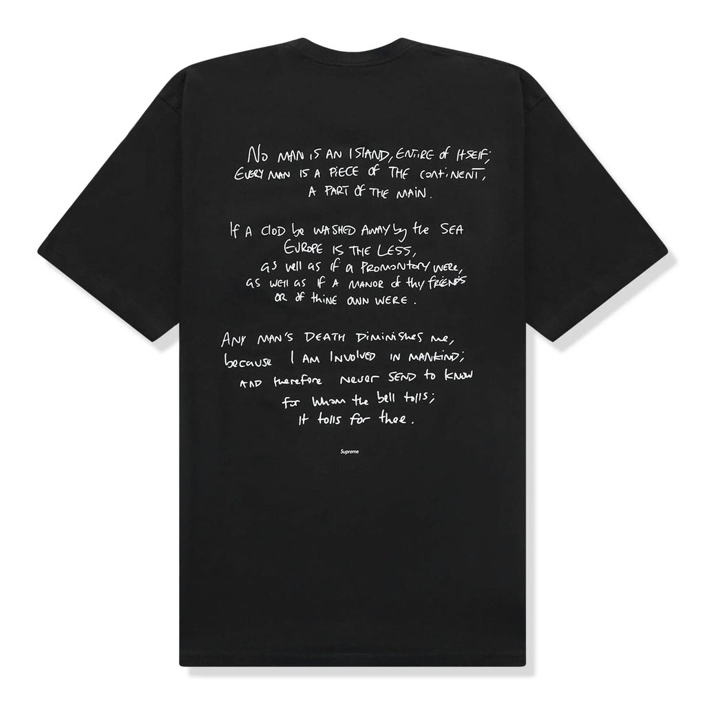 Supreme x Corteiz Rules The World T Shirt - Black