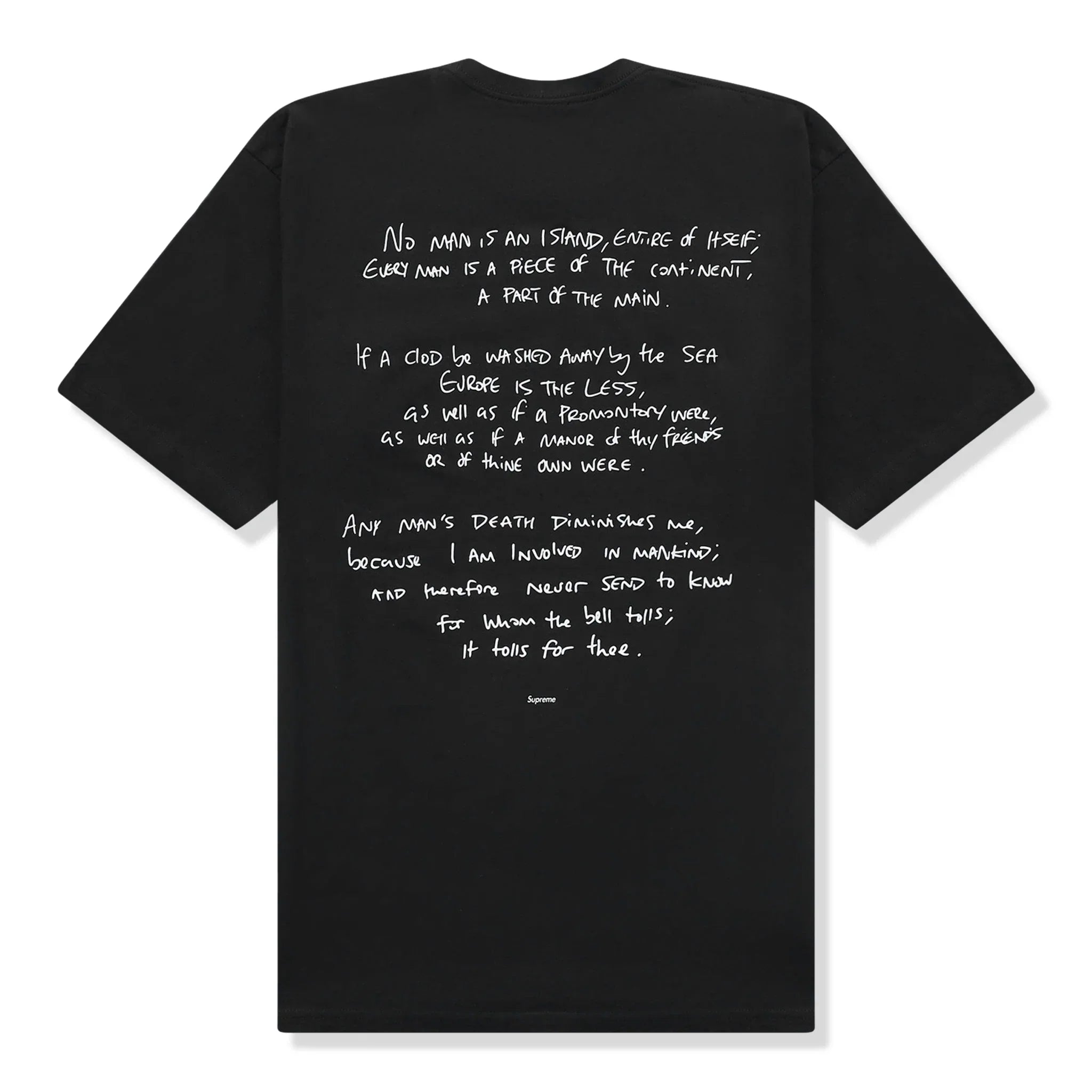 Supreme x Corteiz Rules The World T Shirt - Black