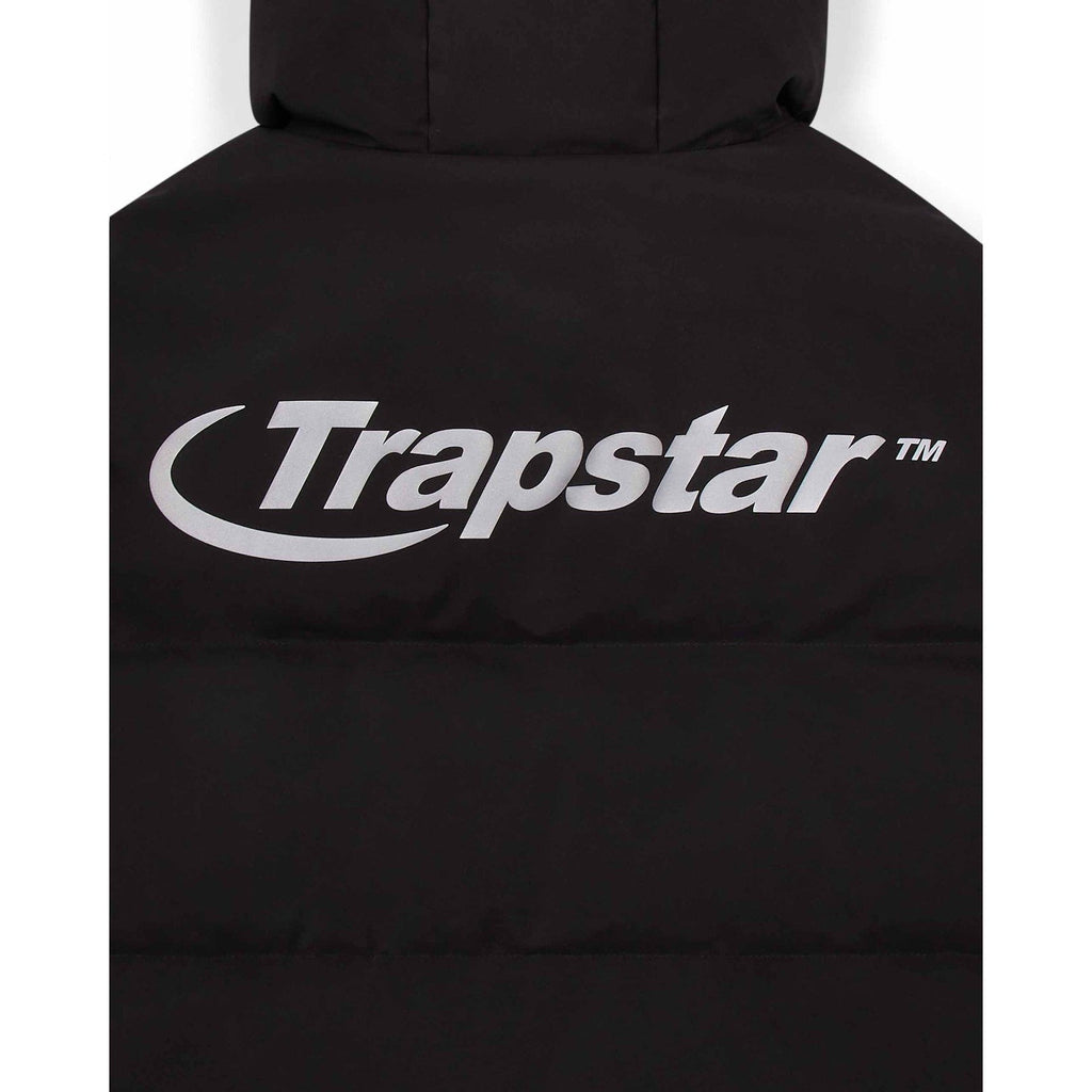 Trapstar Hyperdrive Technical Puffer Jacket - Black / Reflective