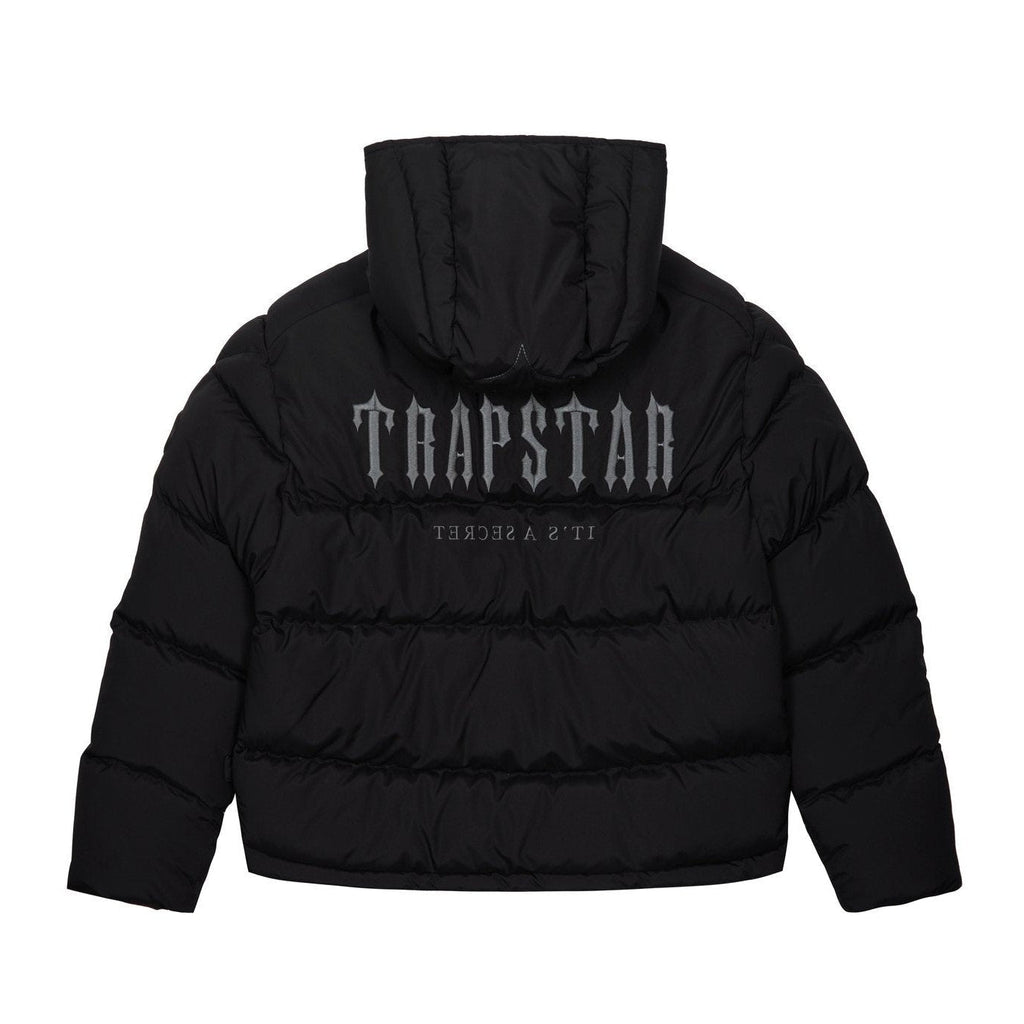 Trapstar Decoded Hooded Puffer Jacket 2.0 - Black