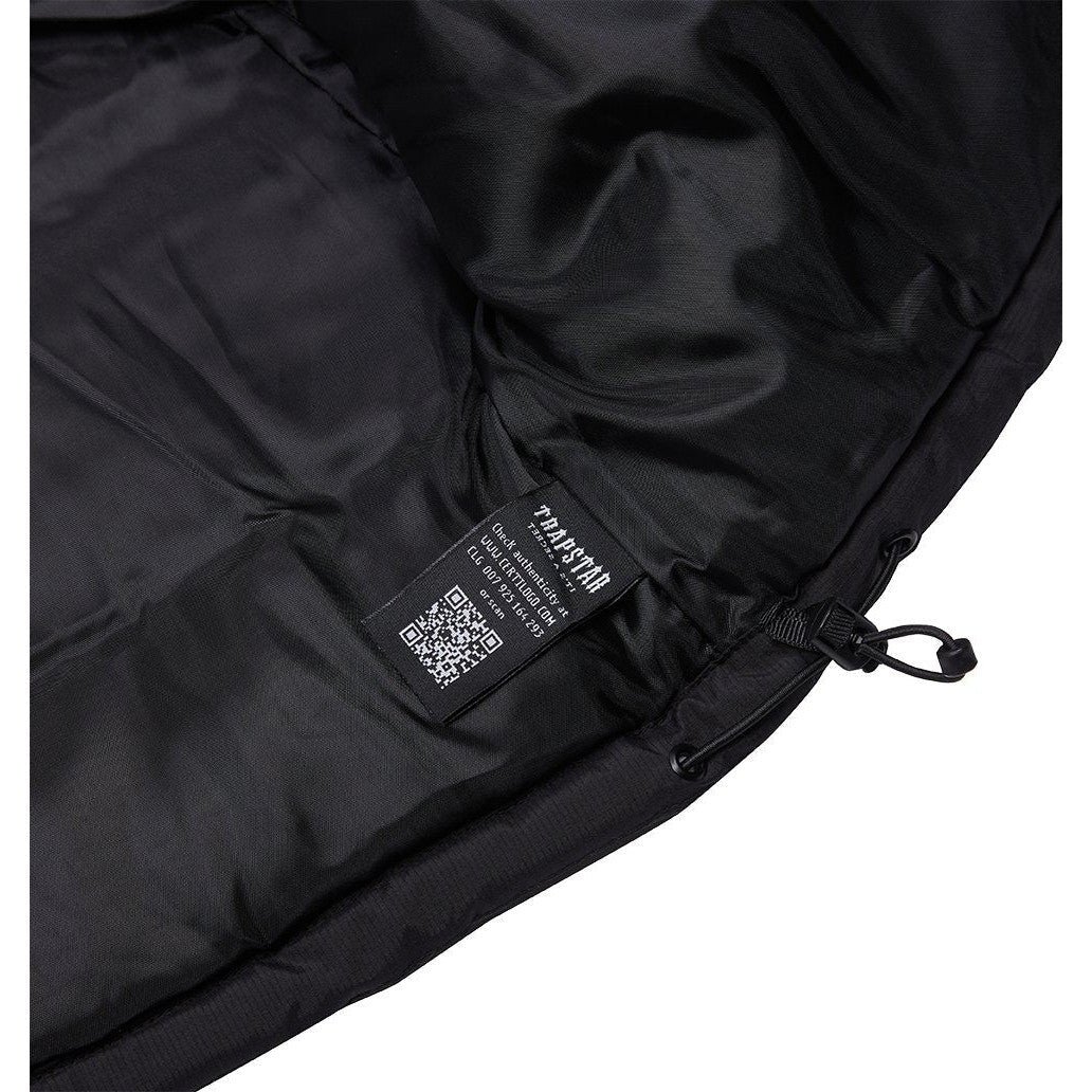 Trapstar Decoded Hooded Puffer Jacket 2.0 - Black
