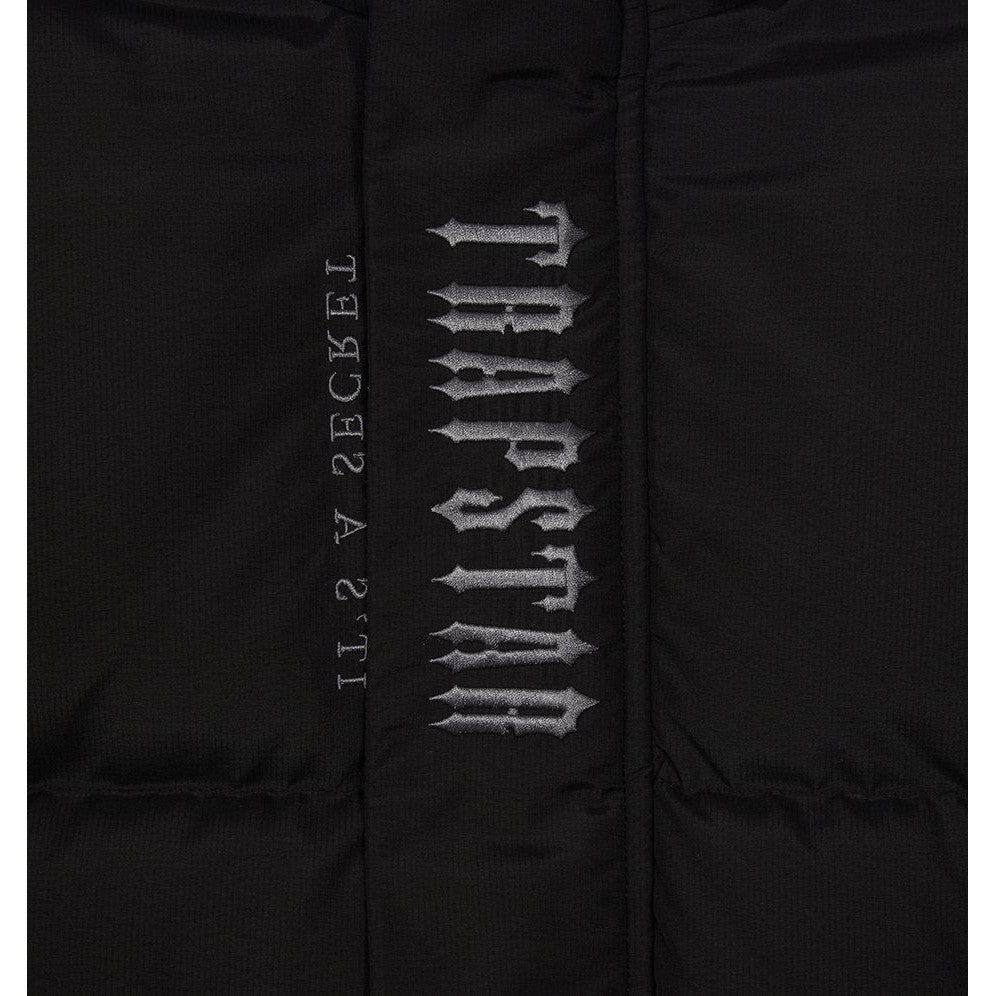 Trapstar Decoded Hooded Puffer Jacket 2.0 - Black