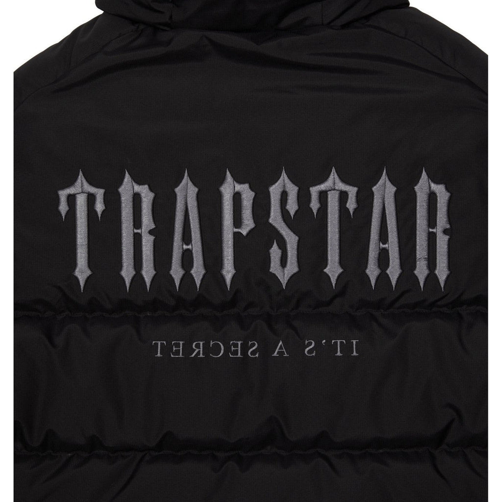 Trapstar Decoded Hooded Puffer Jacket 2.0 - Black