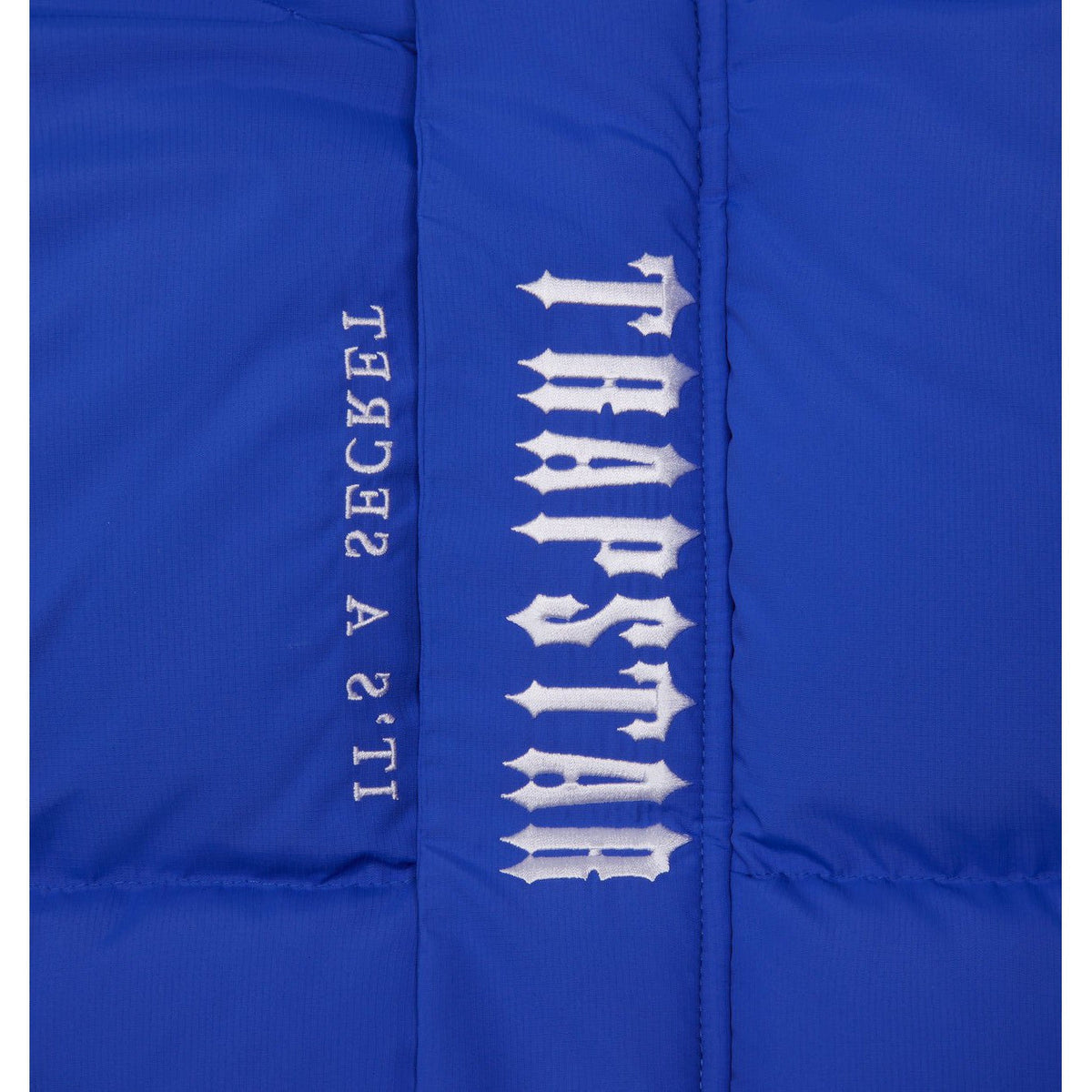 Trapstar Decoded Hooded Puffer Jacket 2.0 - Dazzling Blue