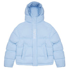 Trapstar Decoded Hooded Puffer Jacket 2.0 - Ice Blue
