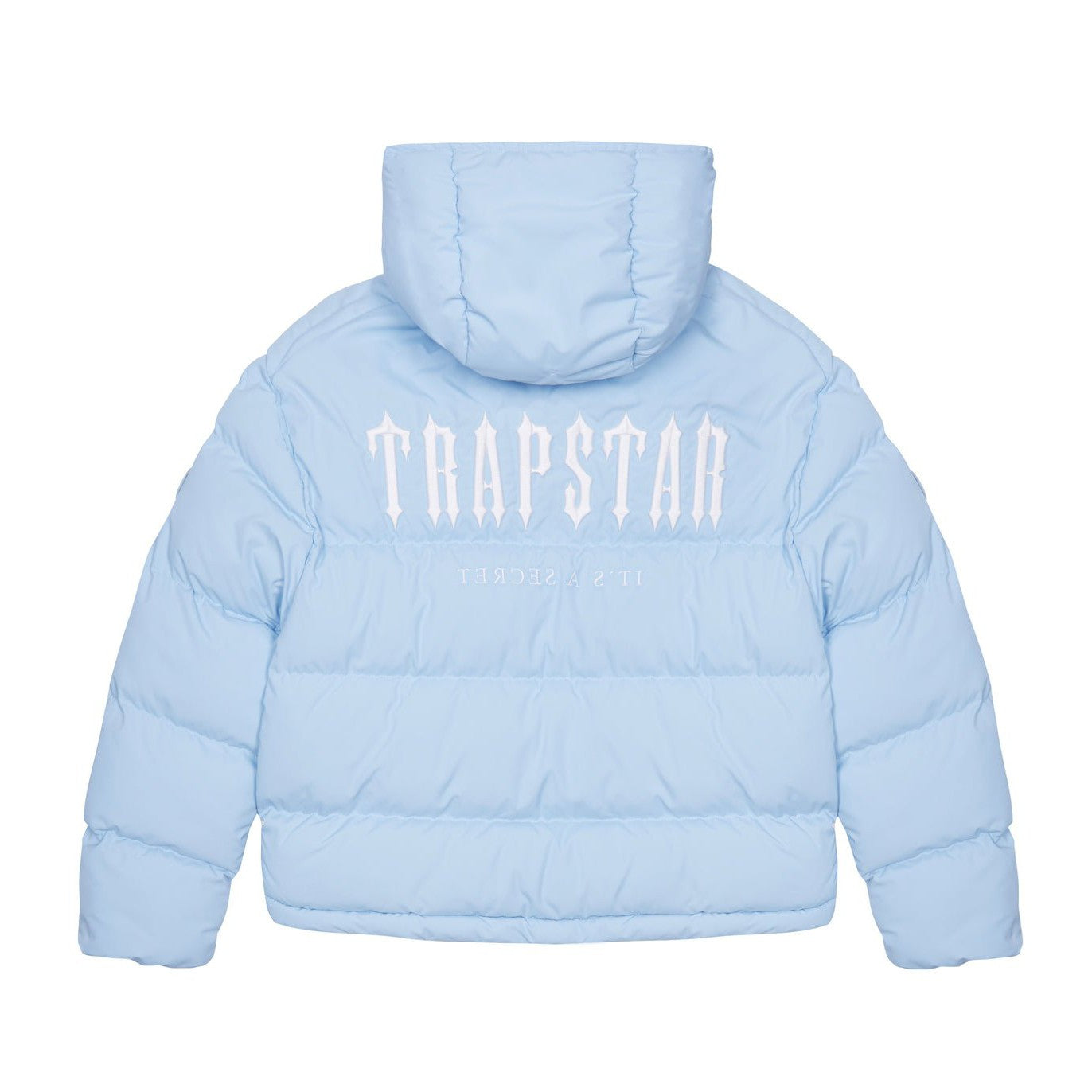 Trapstar Decoded Hooded Puffer Jacket 2.0 - Ice Blue