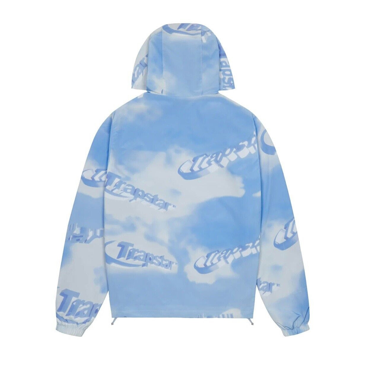 Trapstar Hyperdrive Cloud Windbreaker Jacket - Blue / White