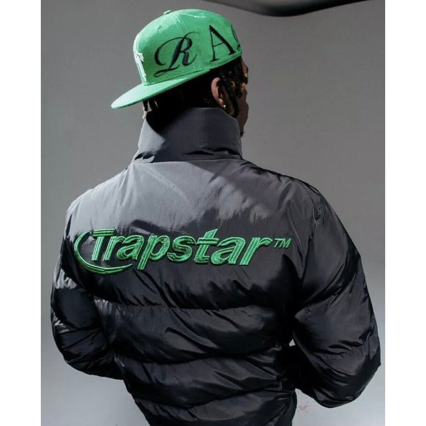 Trapstar Hyperdrive Puffer Jacket - Black / Green