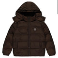 Trapstar Irongate Detachable Hooded Puffer Jacket - Brown