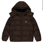 Trapstar Irongate Detachable Hooded Puffer Jacket - Brown