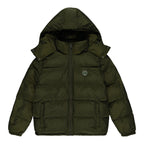 Trapstar Irongate Detachable Hooded Puffer Jacket - Olive