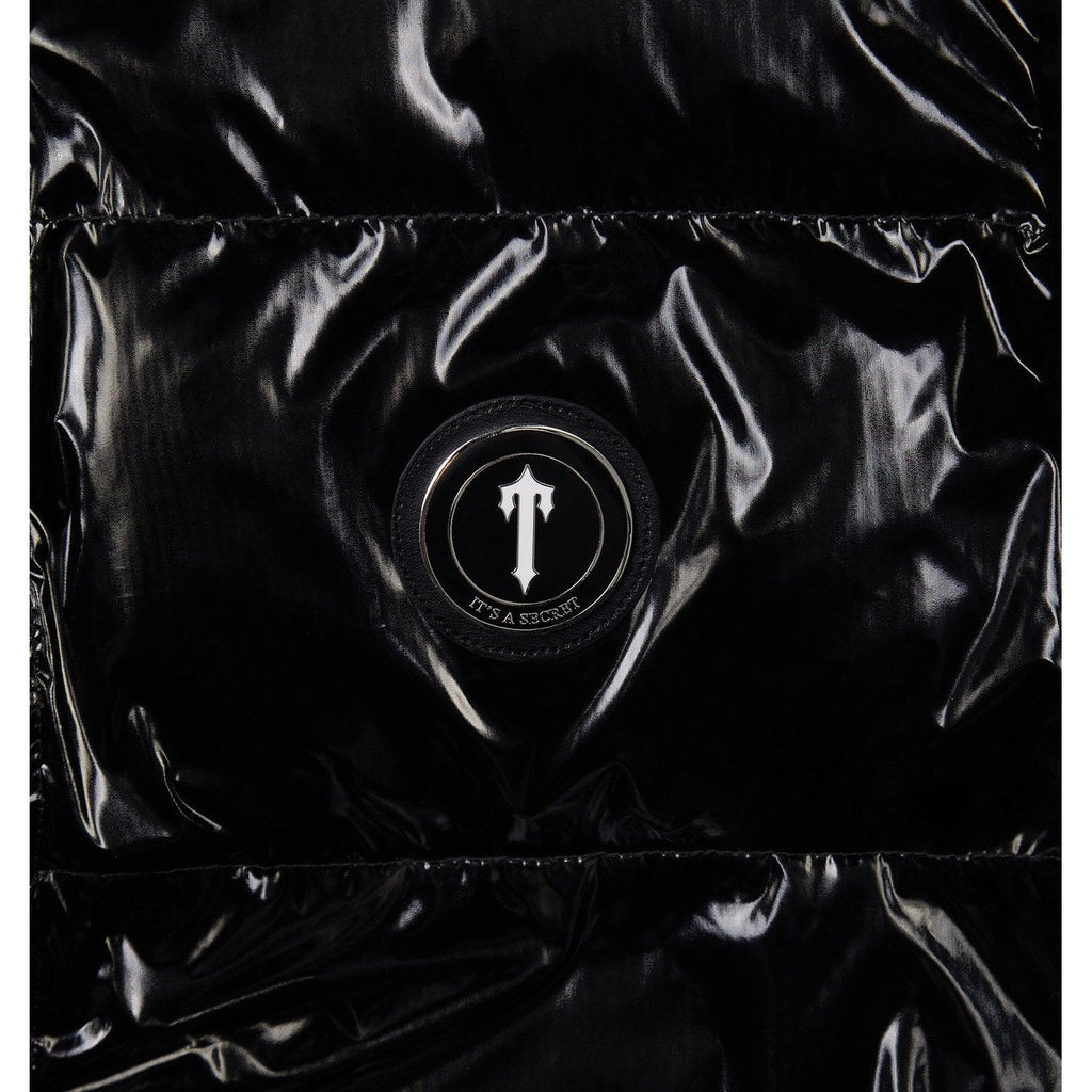 Trapstar Irongate Detachable Hooded Puffer Jacket - Shiny Black