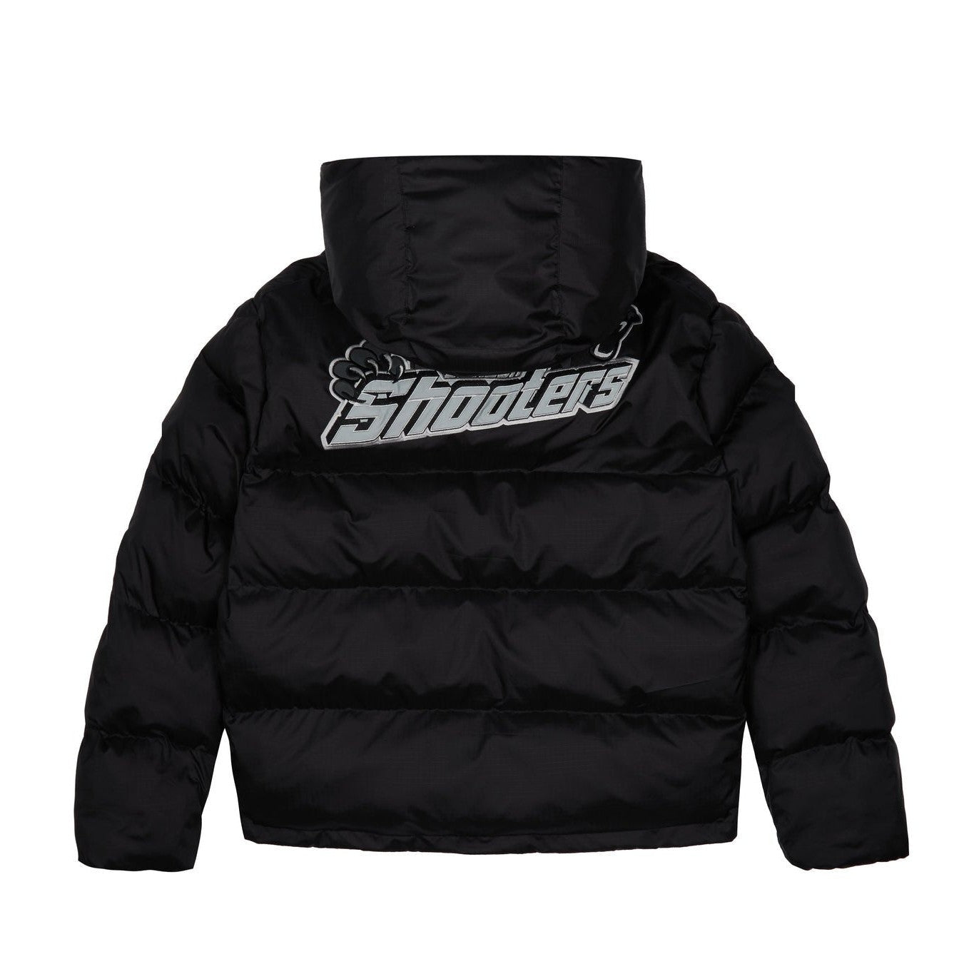 Trapstar Shooters Hooded Puffer Jacket - Black / Reflective