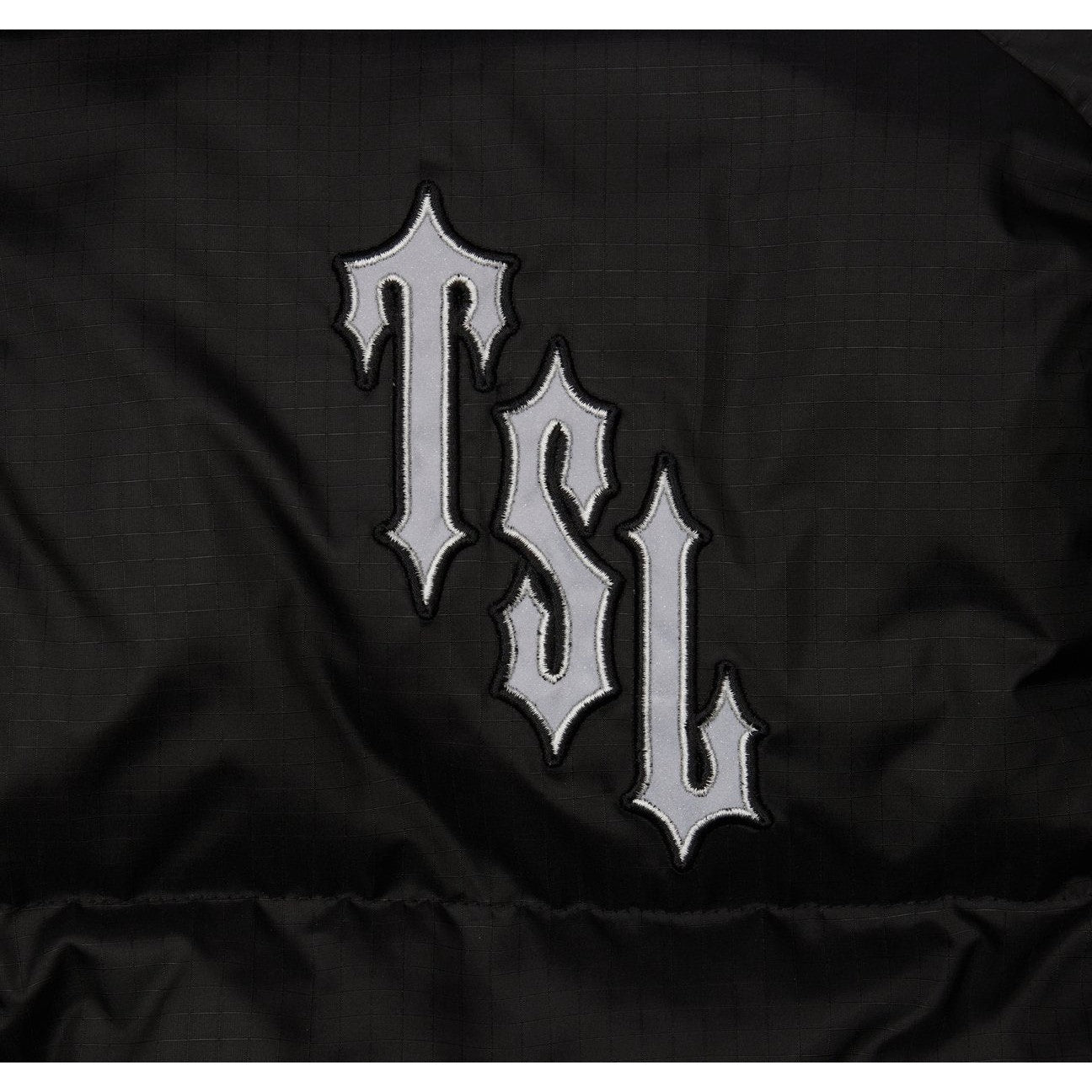 Trapstar Shooters Hooded Puffer Jacket - Black / Reflective