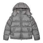 Trapstar Shooters Hooded Puffer Jacket - Grey