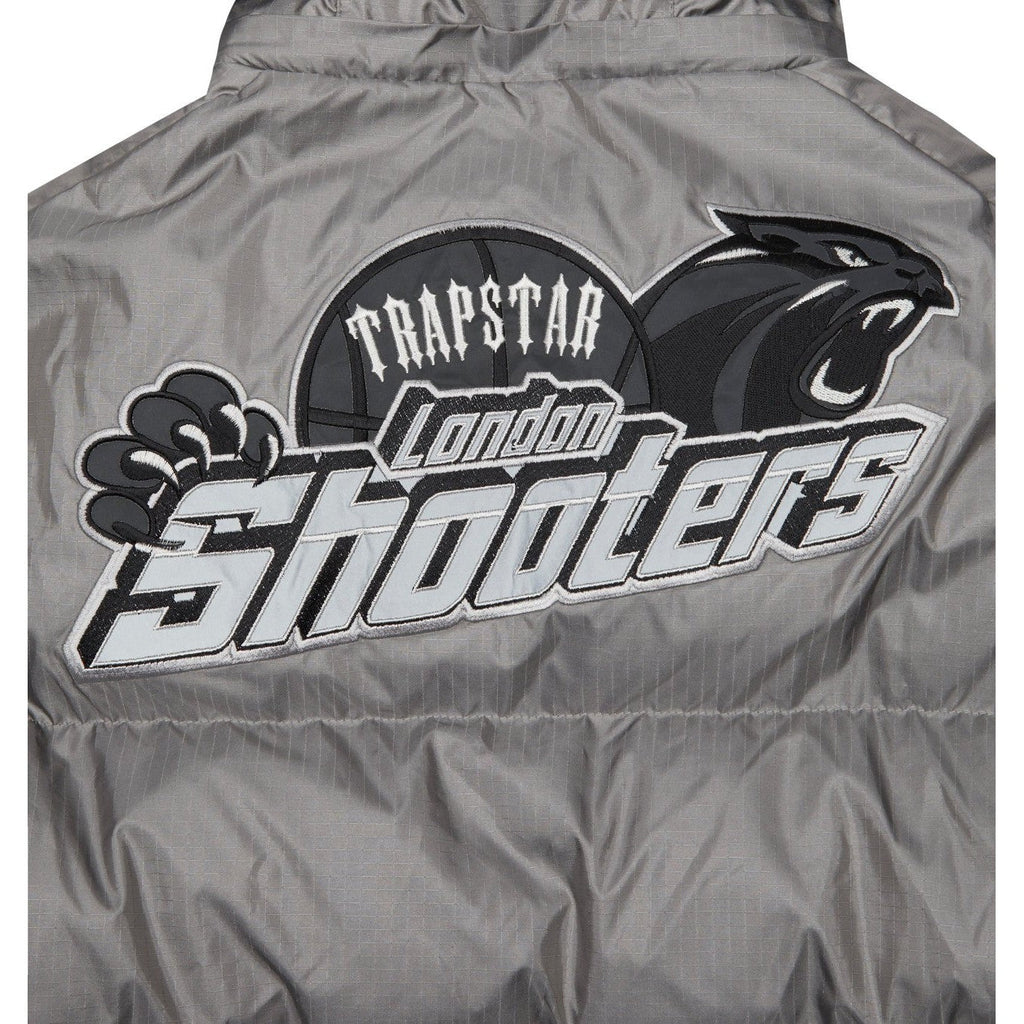 Trapstar Shooters Hooded Puffer Jacket - Grey