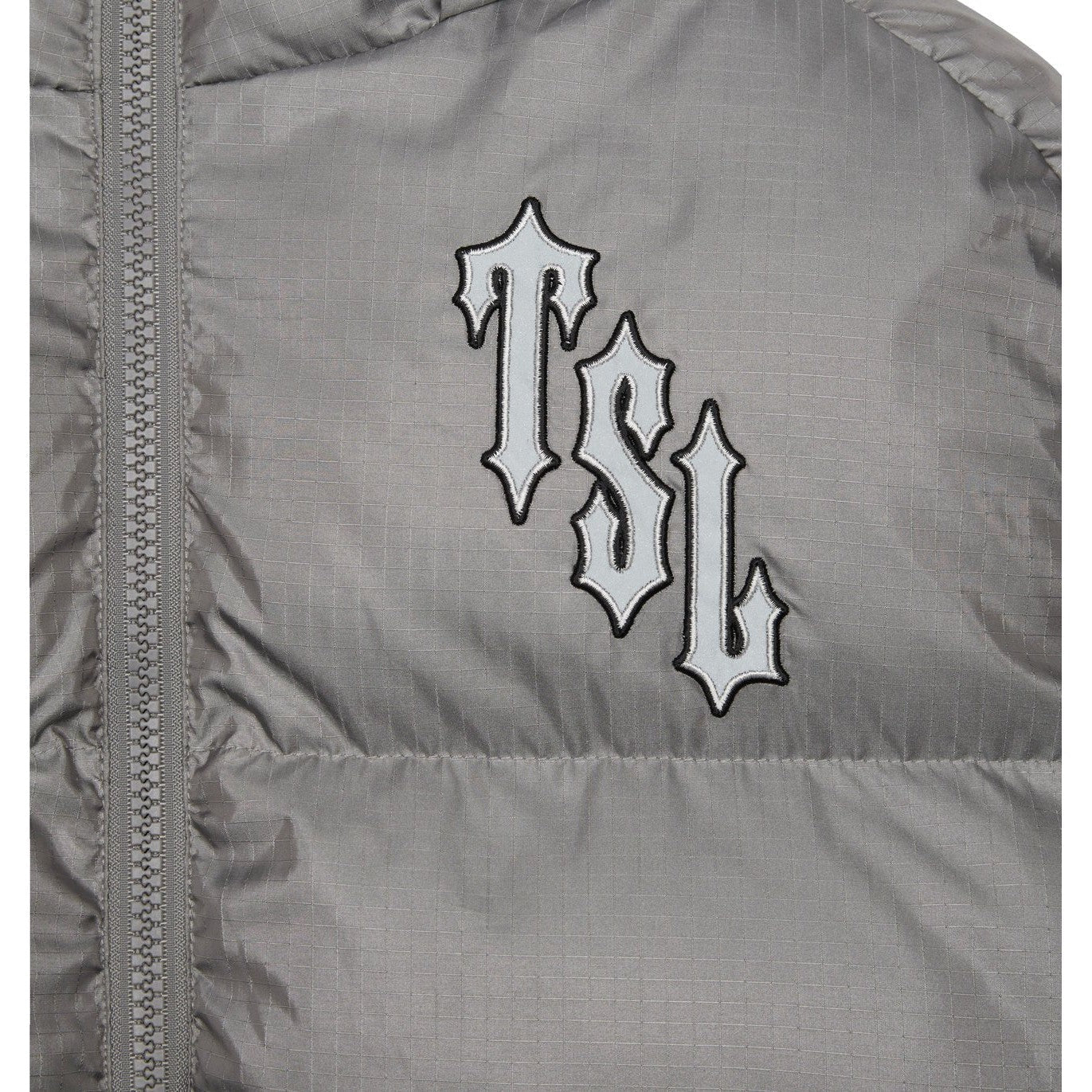 Trapstar Shooters Hooded Puffer Jacket - Grey