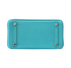 Hermes Birkin 30 Blue Paon Epsom Leather Palladium Hardware