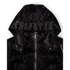 Trapstar Women's Arch AW23 Hooded Puffer Jacket - Gloss Black
