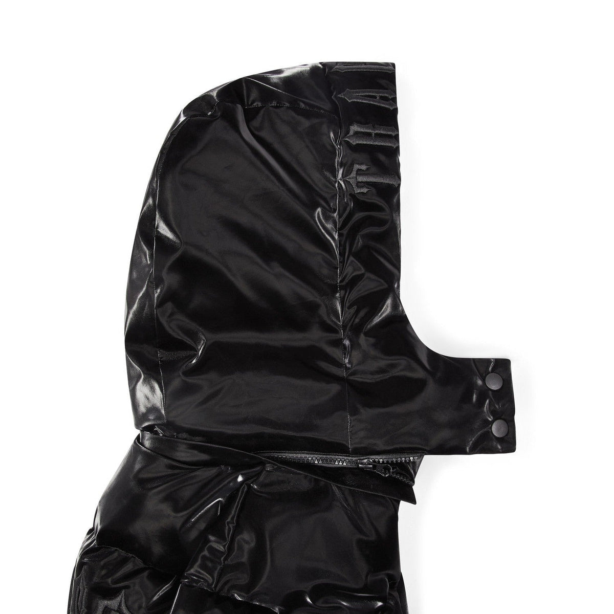 Trapstar Women's Arch AW23 Hooded Puffer Jacket - Gloss Black